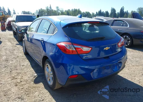 2018 Chevrolet Cruze Lt Auto из США, поврежденный, VIN 3G1BE6SMXJS596718